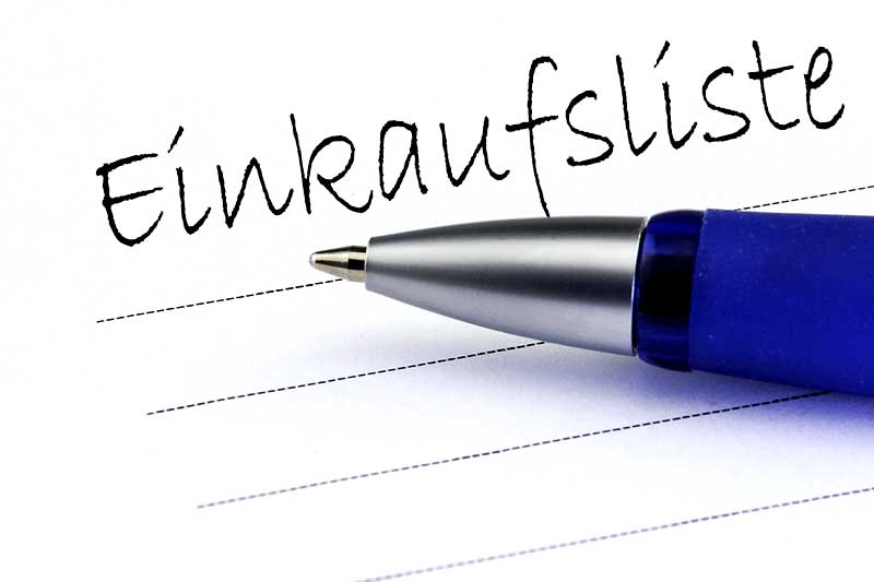 Mehr über den Artikel erfahren Einkaufslisten!