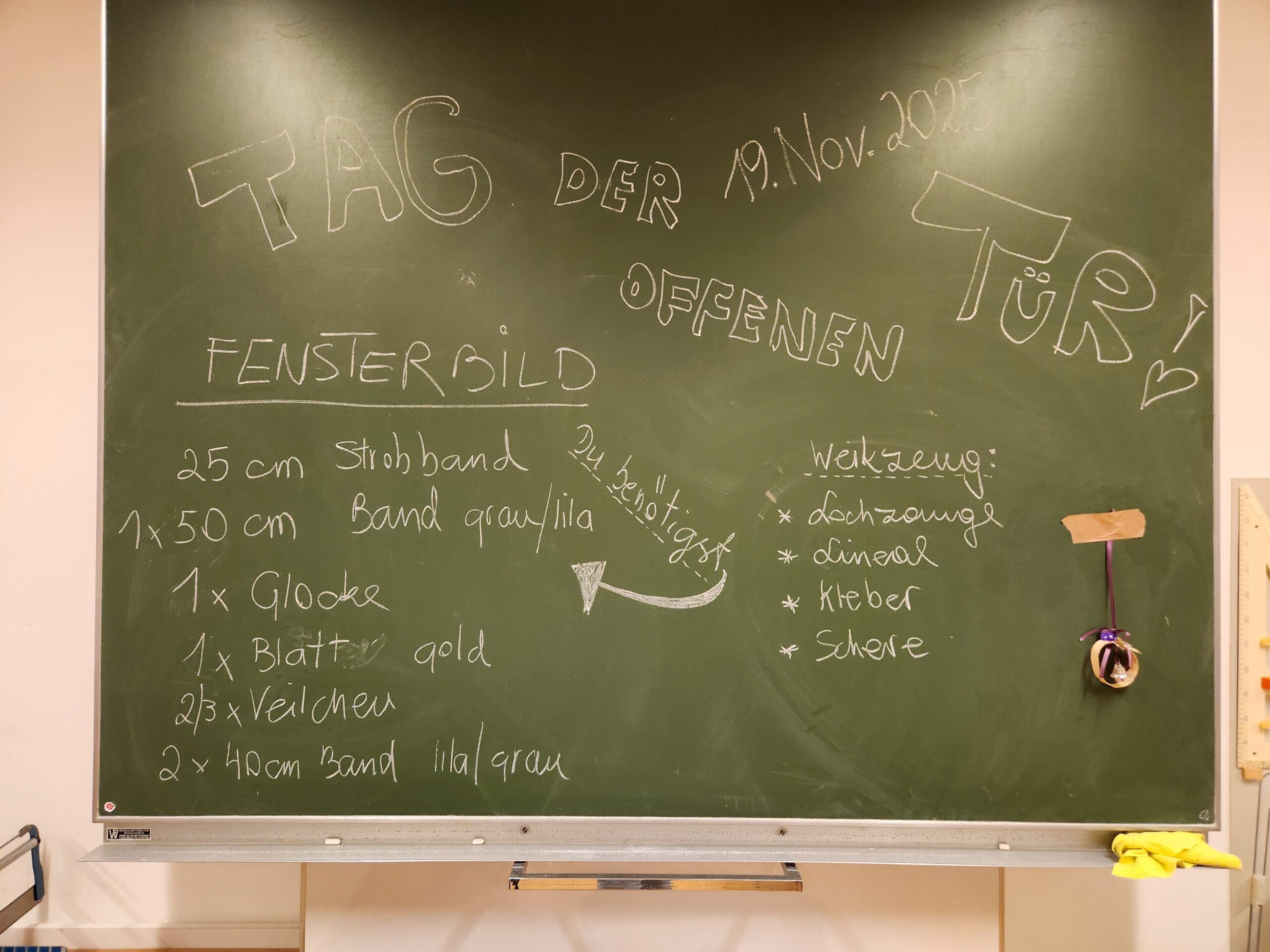 Mehr über den Artikel erfahren Abend der offenen Tür am 19.11.2025